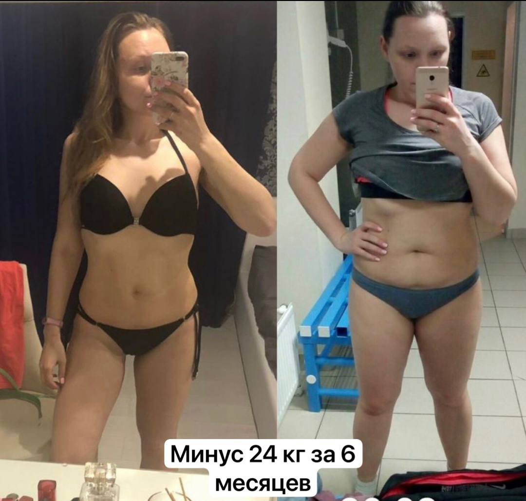 До и после: минус 7 кг за 6 недель — программа питания без диет